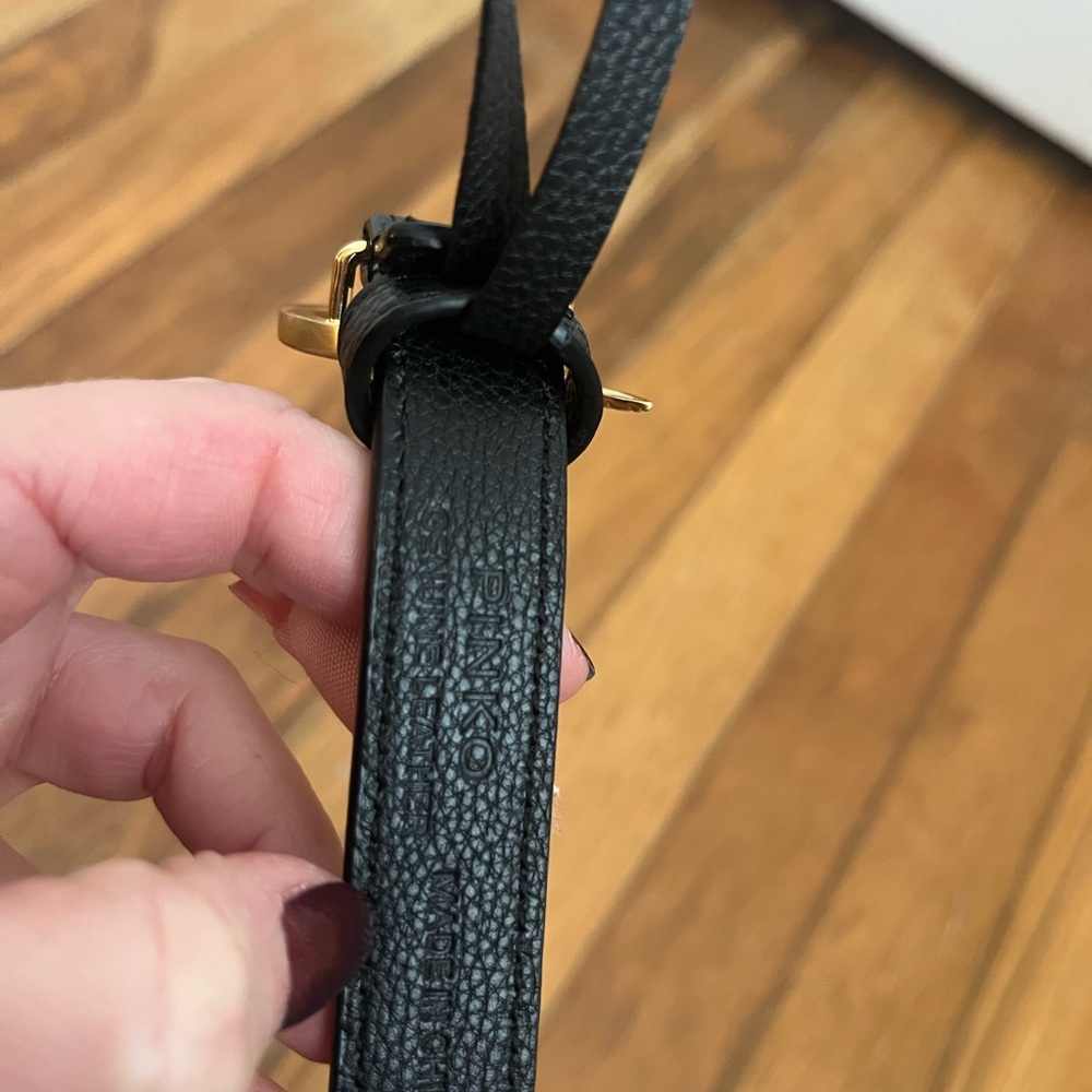 Pinko Love Birds buckle leather belt - Picture 4 of 6